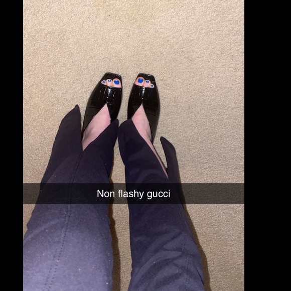 Crocodile Gucci mules - Picture 2 of 6